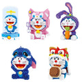 New Arrivals Assembly Micro Building Block Linabell Stitch 3D Model Cosplay Doraemon Mini Brick Figures Toy for Kids Gift