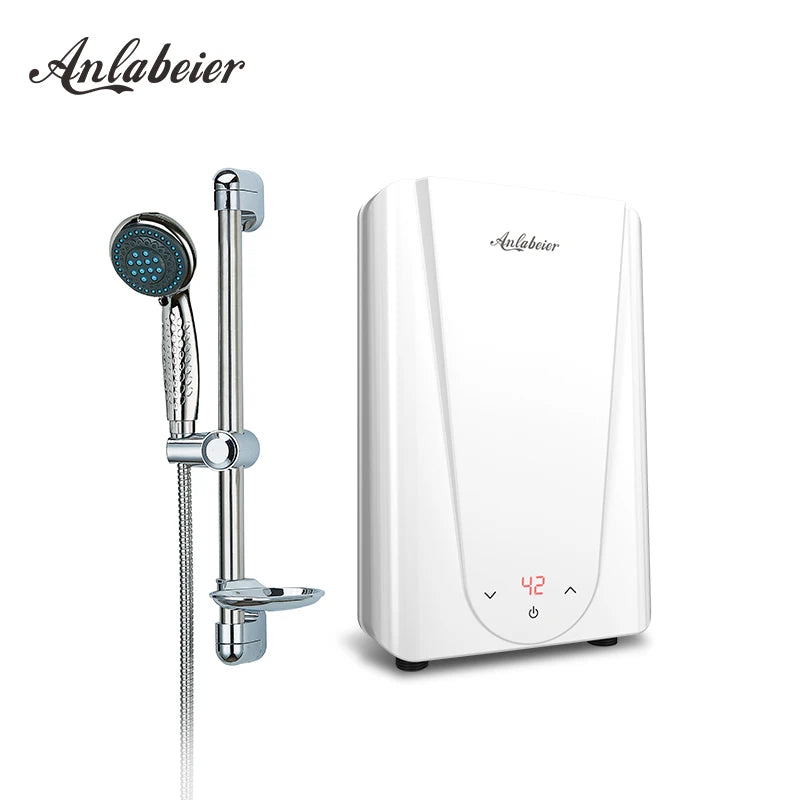 220-240v 5500w Philippines Tankless Instant Bathroom Electrical Shower 3 Seconds Instant Water Heater