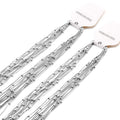 Jewelry Custom 304/316l Stainless Steel Jewelry Exquisite Round Snake Chain Plus Beaded Ladies Necklace Chain