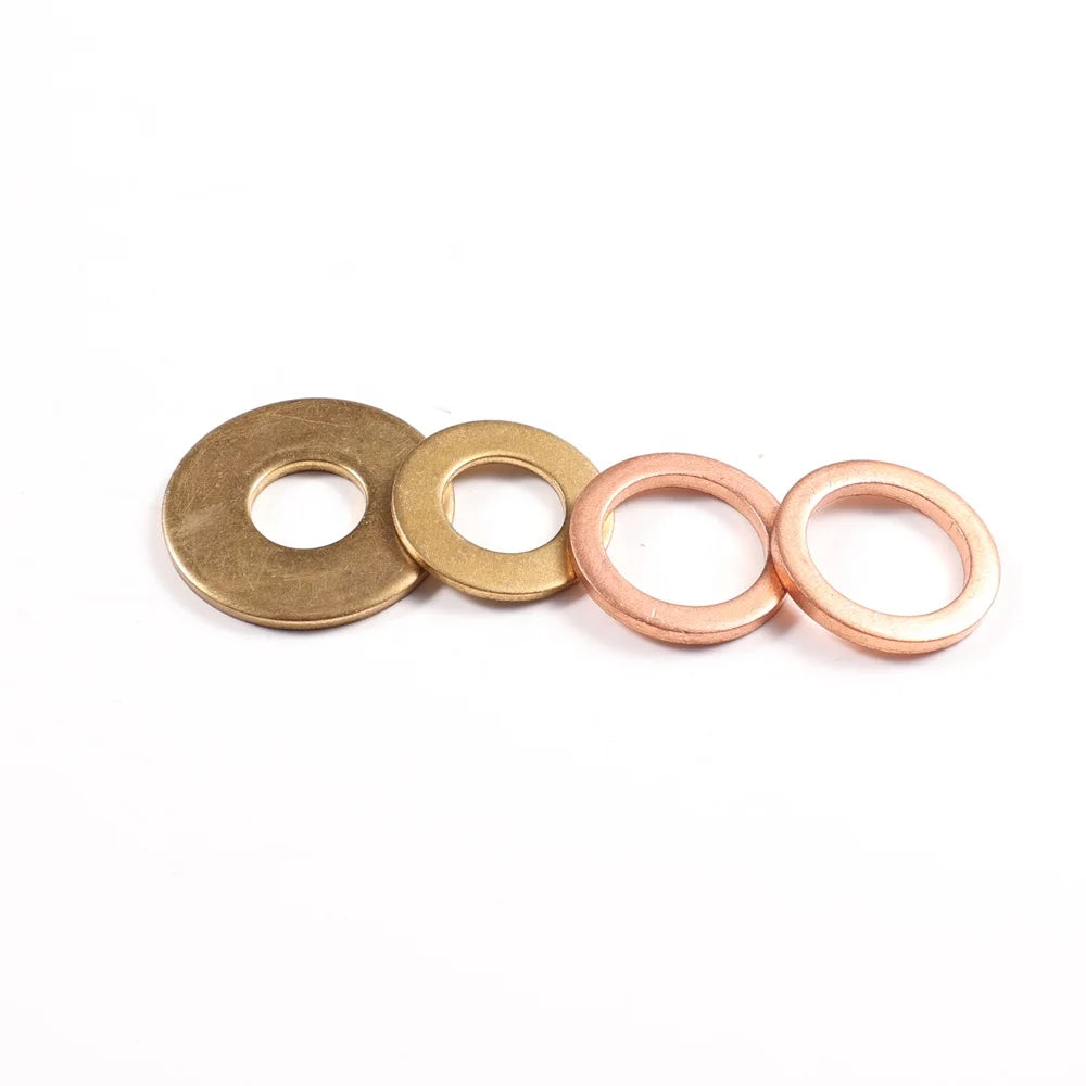 Custom M1.6 M3 Copper Brass Copper Phosphor Bronze Spring Lock Washer Flat Washer