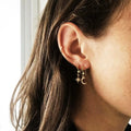 Beadnsice 14K Gold Ear Wire Flat  Hook Earrings