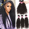 Brazilian Hair Deep Wave 100% Human Hair Bundles Raw Human Virgin Hair 10~30 Inch Natural Color Direct Draft Order Ready to Ship