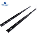 Furniture Hardware Drawer Channel Slide 3 Fold Full Extension Telescopic Ball Bearing Drawer Slide Rail
