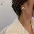Fashion Geometric Gold Color Metal Earrings Trend Party Jewelry GiftSpot Simple Irregular Design  Stud Earrings for Women