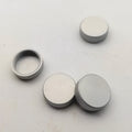 Professional Manufacture Low Price Aluminium Mirror Caps Screw Head Covers Satin Anodised 15mm