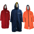 Custom Oversized Thickened Windproof Waterproof Adult Dry Surf Changing Robe with Fleece Lining for Beach