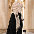 New 175*70cm Classic Ladies Chiffon Hijab Scarf Striped Printed Ethnic Scarf and Shawl
