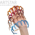 Artstar 4095 Beauty Women Hair Accessories Zigzag Plastic Headband Twist Crown Hairband