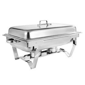 Wholesale Cheap Price Chaffing Dish Rectangle Food Warmers Buffet Set Stainless Steel Chafing Dishes for Sale