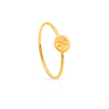 Chris April 316L Stainless Steel Yin-yang Tai Chi Image Signet Rings for Women