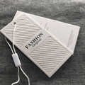 Luxury Thick Paper Cardboard hang Tag Garment Hangtag Swing Tag with Strings for Clothing and Bag