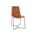 Modern Dining Room Stainless Steel Leather Upholstered Dining Chair Restaurant Chairs