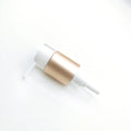 Matte Gold Silver Luxury 24/410 Long Nozzle Aluminum Cream Lotion Pump with Clip