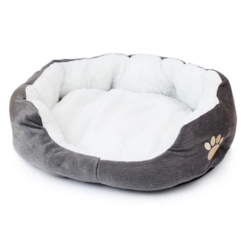 OEM Pet Bed Square-shaped Solid Pattern Bite-Resistant Non-Shedding Cat Dog Bed Warmth Pet Cages Houses Dog Products Accessories MegaBDM