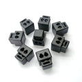 OEM Fashionable Spring Toggle Stopper Square Double Holes Cord End Lock Plastic Stopper