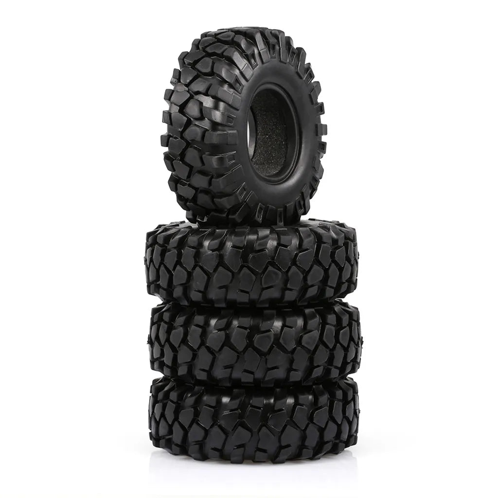 95mm 1.9" Rubber Tire Wheel Tyre for 1/10 RC Crawler Car Traxxas TRX4 RC4WD D90 Axial SCX10 II III Redcat MST