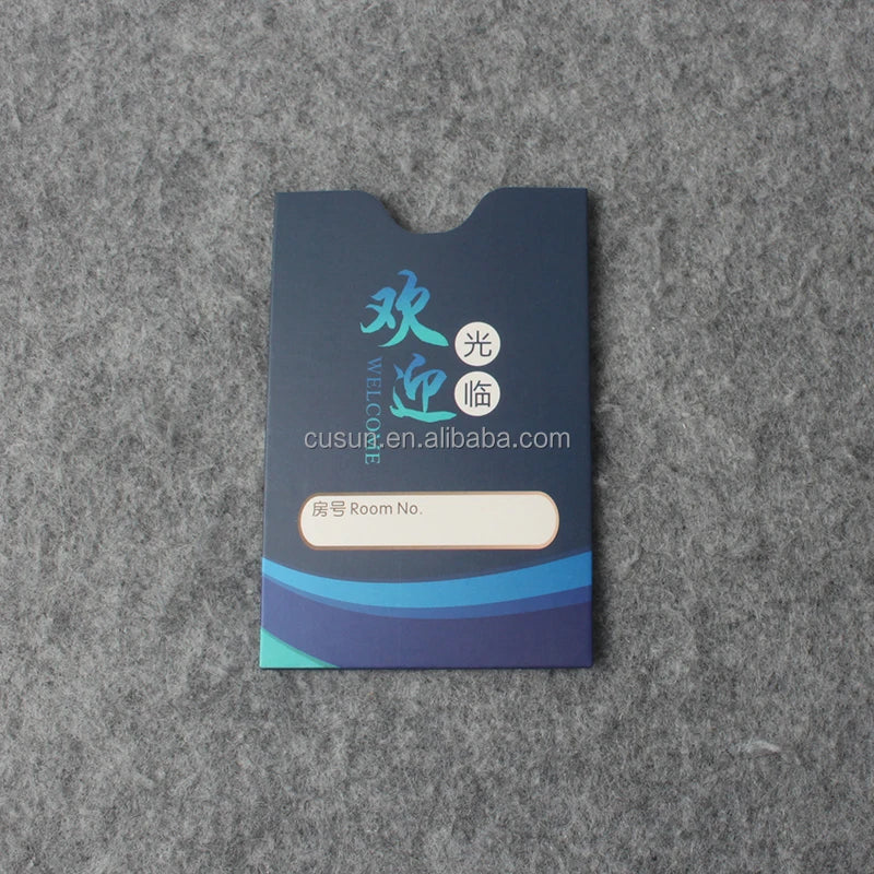 Hotel Suppliers Custom Room Key Card Envelope Business Key Card Holders