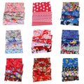 5PCS Eco-Friendly Cotton Craft Fabric Bundle Squares 20" X 20" Colorful Japanese Style Wrapping Cloth Quilting Sewing Patchwork