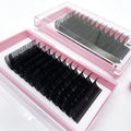 Free Sample Private Label Volume Lash Tray / 0.03 0.05 0.07 Dark Black Volume Faux Mink Lashes /cashmere Matte Lash Extensions