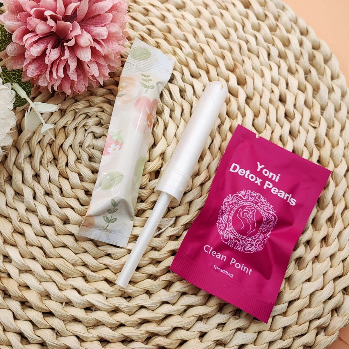 Factory Disposable Yoni PearlsVaginal Applicator Vaginal Insert Yoni Detox Pearl with Applicator