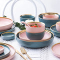 Wholesale Cheap With Phnom Penh Dinner Plate Dishes Nordic Ceramic Dinnerware Tableware Set
