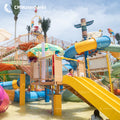 Outdoor Fun Amusement Aqua Park With Pool Kid Slide for Children and Adults Water Park House Equipment MegaBDM