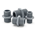 UPVC Double Male Thread Direct Straight Through Double Male Wire Direct Pipe Fittings