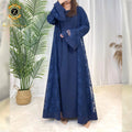 Zaynab Elegant Abaya Abaya Turkey Custom Fabric Material Arabic Fabric Black Turkish Egypt Elegant Abaya