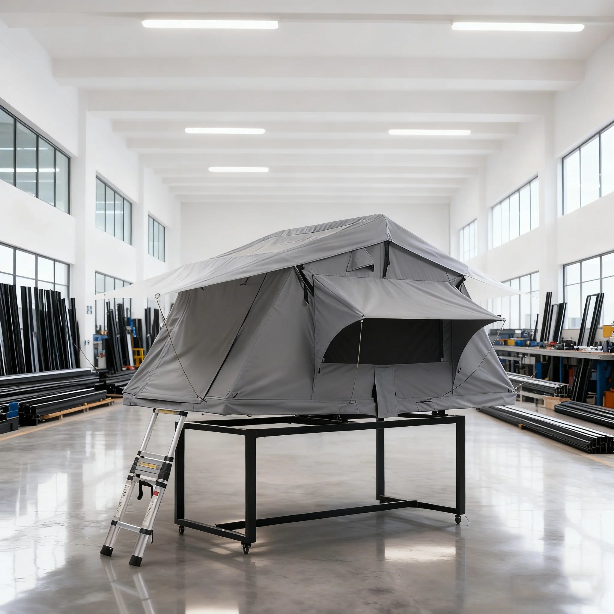 1 - 2 Person Oxford Fabric Aluminum Pole Lightweight Cheap on Top Tent Mount Car Roof