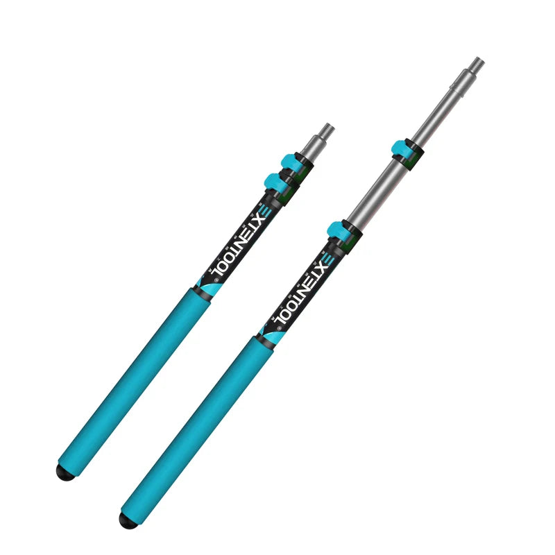 For Wholesale Telescopic Aluminium Pole High Reach Cobweb Duster Ceiling Broom Spider Web Cleaner Cobweb Brush Flip Cam