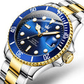 Top Brand Fashion Blue Dial Watch Men 3ATM Waterproof Date Clock Sport Watches Mens Quartz Wristwatch Relogio Masculino