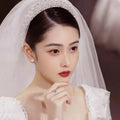 Bridal Pearl Hair Headband Crystal Weave Princess Wedding Party Dress Hair Band Accessories Headpiece Earrings