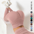 Wholesale High Waist Seamless  Scrunch Butt Leggings Tummy Control Workout Gym Yoga Leggings for Women