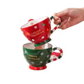 M Creative Cartoon Cute Gingerbread Man Coffee Cup Christmas Mug Ceramic Water Cup Christmas Gift Holiday Gift