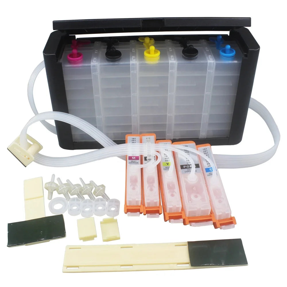 Europe Version PGI-580 CLI-581 CISS System Compatible for Pixma TR7550 TR8550 TS6150 TS6151 TS6250 TS9550 TS9551C