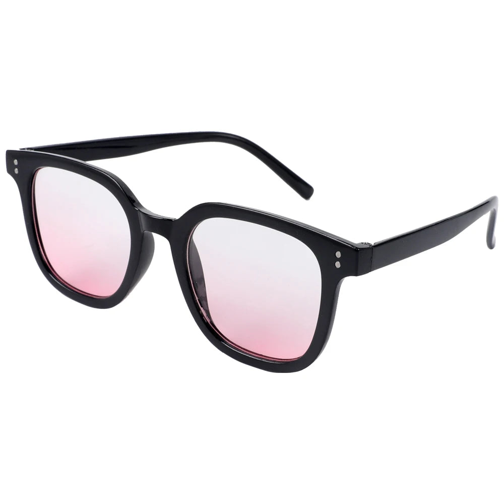 2024 New Fashionable Computer Radiation and Blue Light Protection Eyes Flat Eyeglass Frame Cute Big Frame Factory Stock