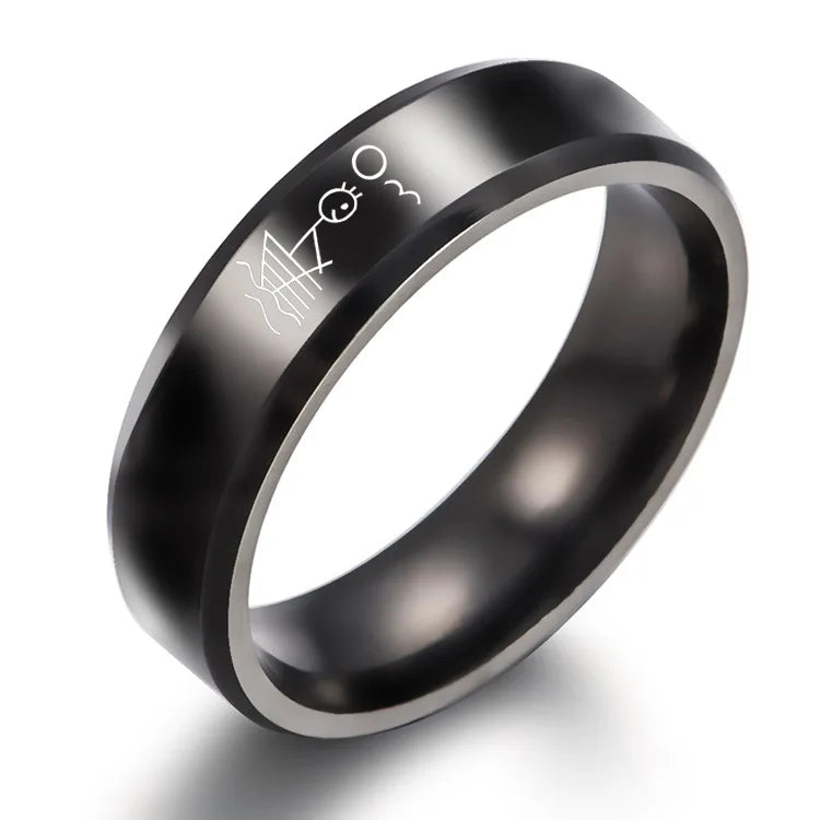 Factory Wholesale the Ferries Meet and Miss Fashion Hot Selling Couple Ring