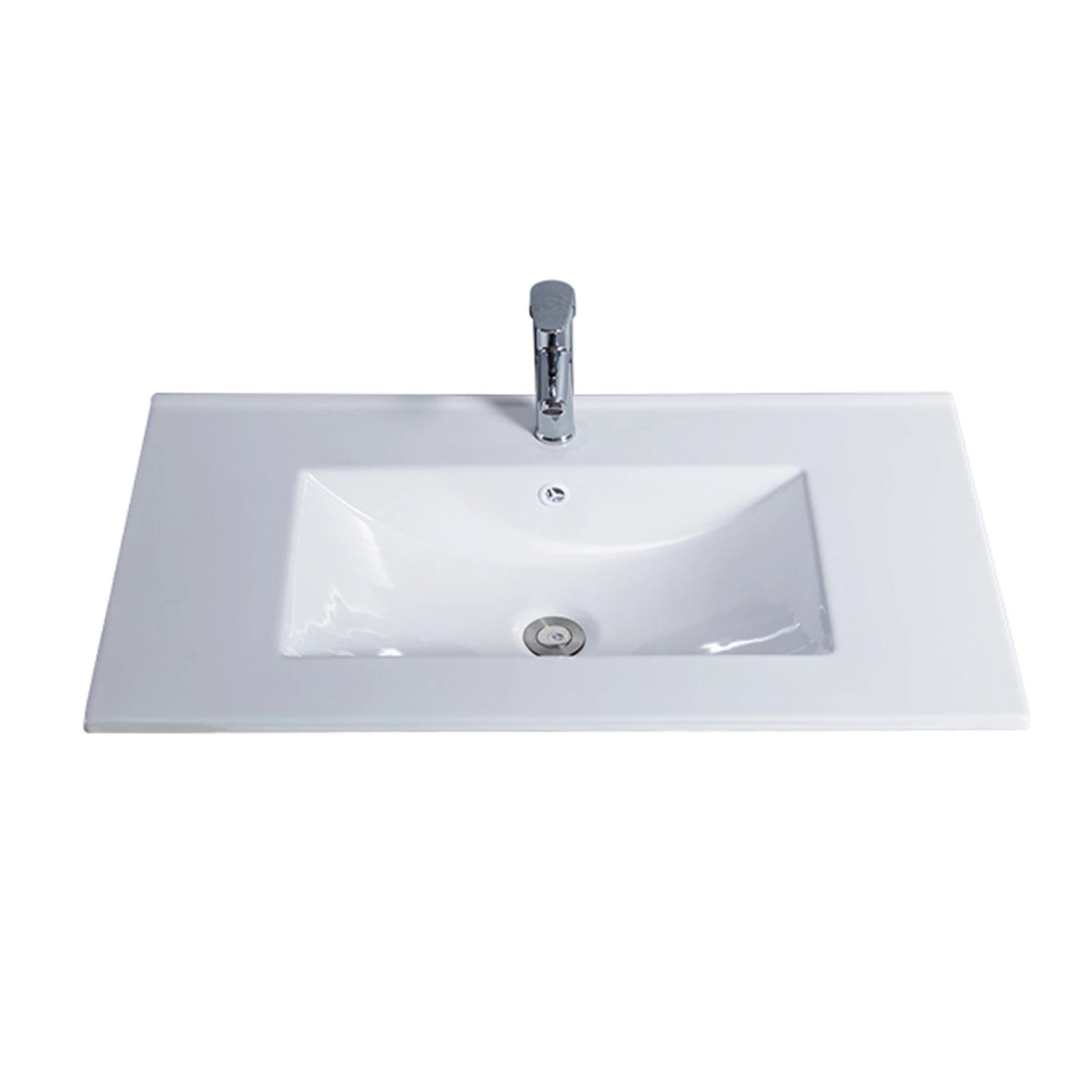 White Art Basin for Bathroom Vanity Wash Hand Basin Cabinet Basin Ultra Thin Edge