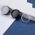 2025 Cosmetic Lip Balm Eye Serum 3g PET Flat Bottle with White Ribbed Food Grade Travel Set Injection Molding in Stock
