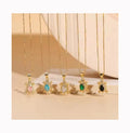 Hot- Sale Ocean Series Cute Crystal Zircon Tortoise Necklace Copper Plated 14K Gold Sea Turtle Pendant Necklace for Women