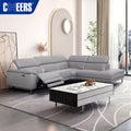 MANWAH CHEERS Modern Extendable Adjustable High Quality Luxury Genuine Leather Power Recliners Modular Sectional Sofa Living