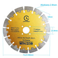 12 Inch Continuous Rim Super Thin Turbo Teeth Diamond Industrial Turbo Saw Blade Cutting Disc for Stone Marble Granite Tiles
