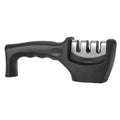 Professional 3-Stage Eco-Friendly Kitchen Knife Sharpener with Multi-Grit Tungsten Steel and Non-Slip Rubber Handle
