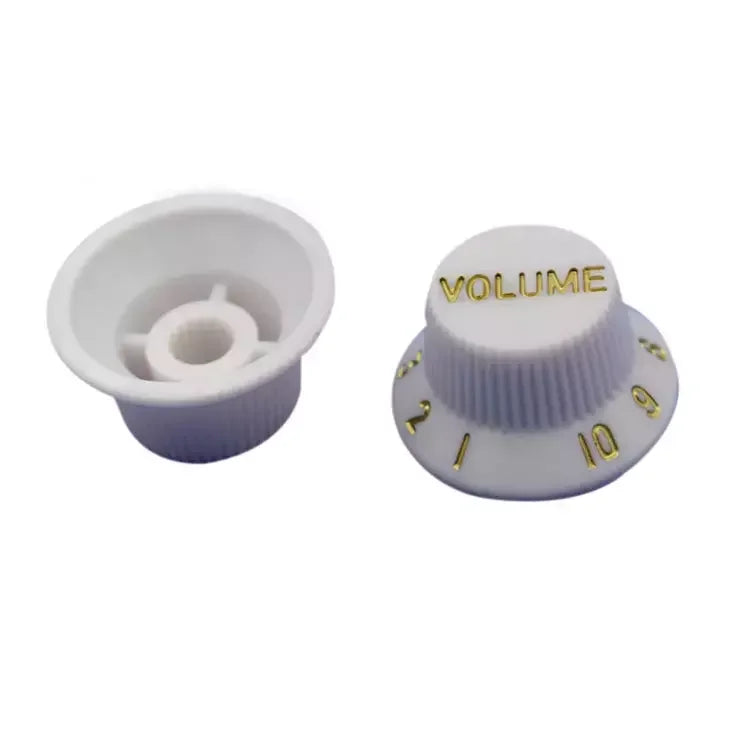 Left Hand Potentiometer Knob Plastic Top Hat Volume Tone Speed Control ST Guitar Knobs for Electric Guitar Replacement Part