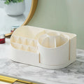 Cosmetics Storage Box Dresser Desktop Large-capacity Rotating Pen Holder Makeup Brush Eye Shadow Lipstick Rack Plastic Folder MegaBDM