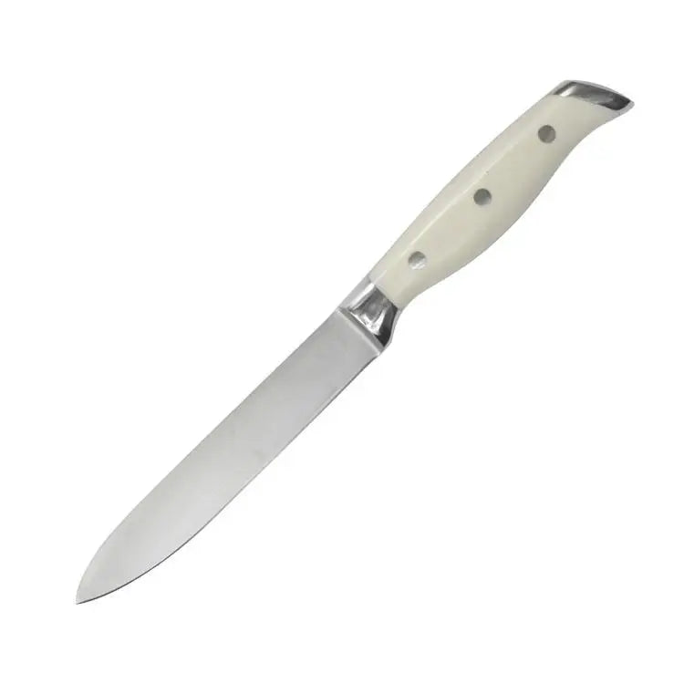 5 Inch 5cr15 Stainless Steel Eco-Friendly Kitchen Utility Knife Set with Ergonomic POM Handle