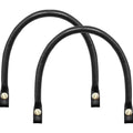 Leather Purse Handles Replacement PU Leather Purses Straps with Button for Handbag Handles DIY Bag Accessories