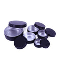 Wholesale Round Scented Decorative Packaging Gold Tin Can Container Jars Travel  Candle Tins