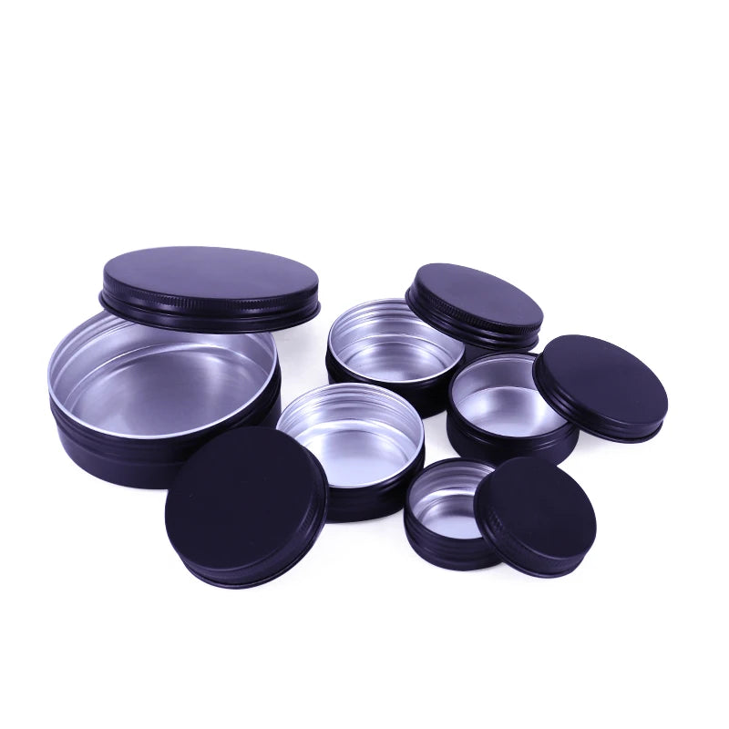 Wholesale Round Scented Decorative Packaging Gold Tin Can Container Jars Travel  Candle Tins