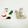 Stock Ready Best Seller the Emirates National Day 54 Metal Magnetic AE Abu Dhabi Sheik Sheikh Shaikh Zayed & Map Chest Pin Badge